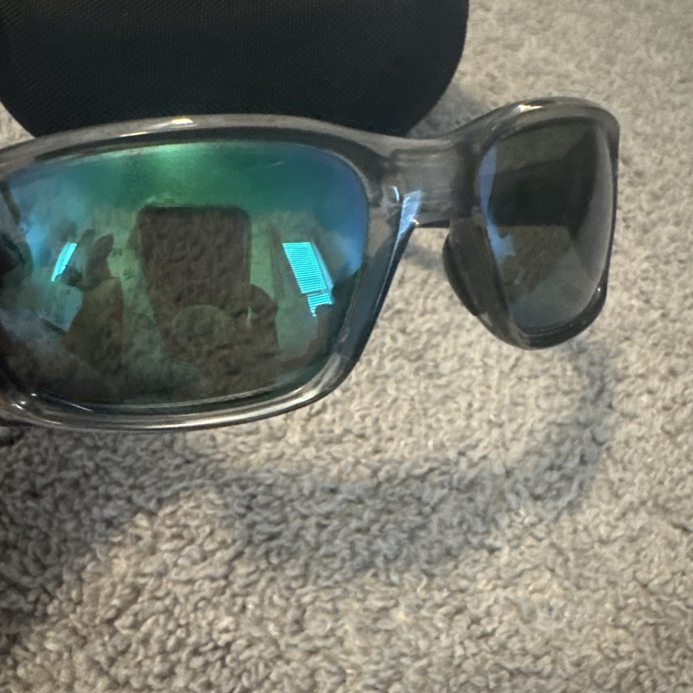 Oakley Straightlink OO9331-03 RX Sunglasses Grey Ink Jade Iridium 17 132 Men